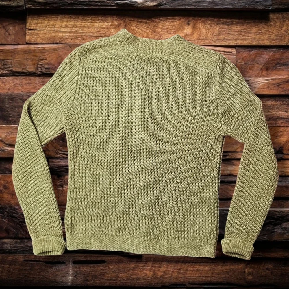 DOUBLE RL RALPH LAUREN RRL COTTON/ LINEN BLEND CARDIGAN SWEATER- SIZE SMALL